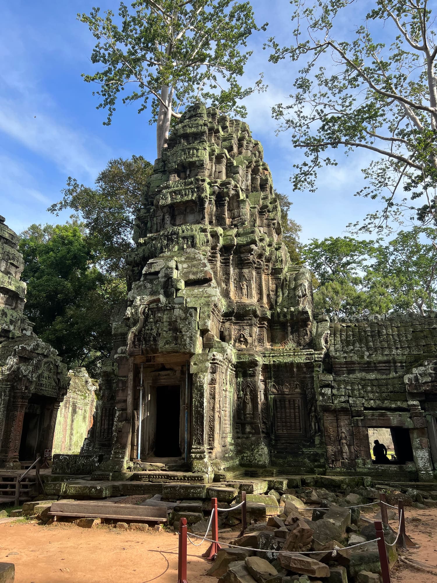 Templo de Ta Prohm, Angkor, ao início da manhã